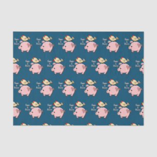 Papel De Tejido De Huevos Y Bacon