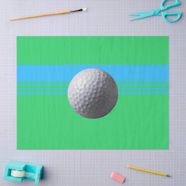 Papel de tejido de la bola de golf grande (Artesanía)