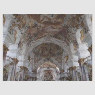 papel de tejido de la catedral barroca de alemania