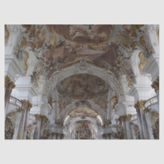 papel de tejido de la catedral barroca de alemania