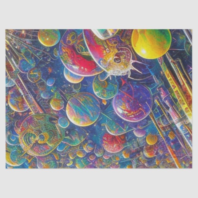 Papel de tejido de la raza espacial (Anverso)