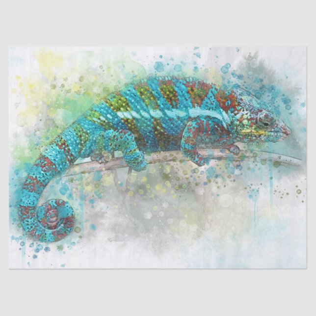 papel de tejido de lagarto de camuflaje (Anverso)