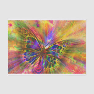 papel de tejido de mariposa