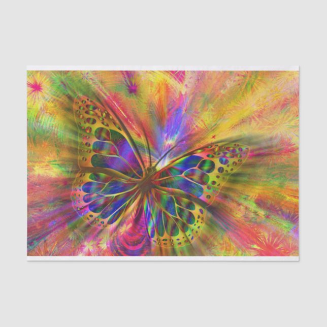 papel de tejido de mariposa (Anverso)