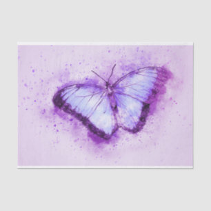 papel de tejido de mariposa púrpura