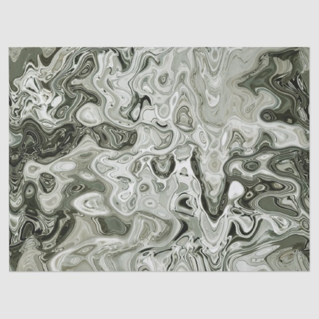 papel de tejido de mármol verde oscuro (Anverso)