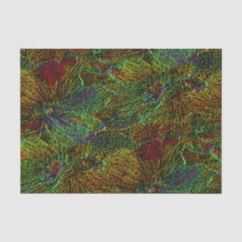 Papel de tejido de motivos florales metálicos mult