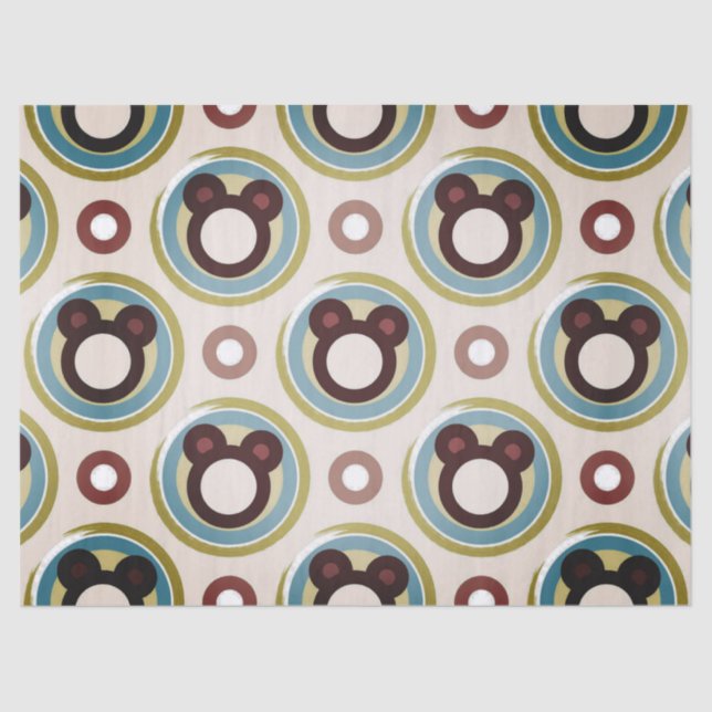 papel de tejido de oso feliz (Anverso)