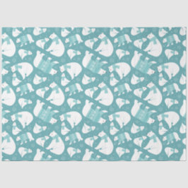 Papel de tejido de oso polar