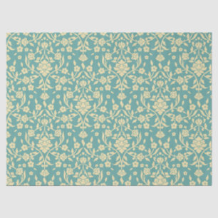 Papel de tejido de patrón de Damasco