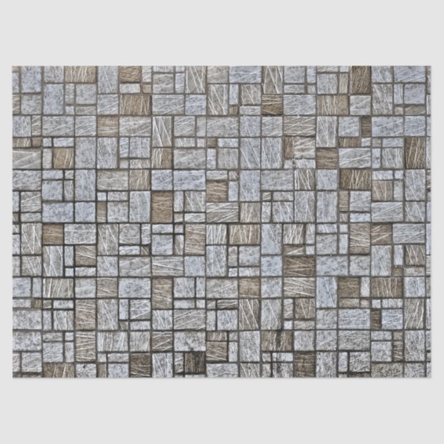papel de tejido de piedra de mosaico (Anverso)