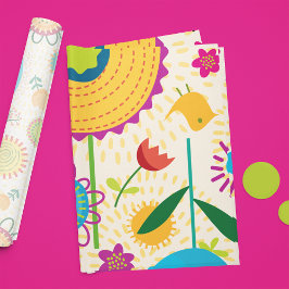 Papel de tejido de punto de polka