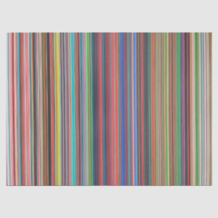 papel de tejido de rayas de color