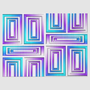 papel de tejido de rectángulos geométricos