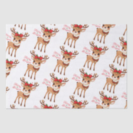 Papel de Tejido de Reno Brillante