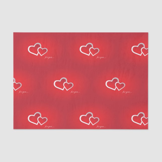 Papel de tejido de San Valentín (Anverso)