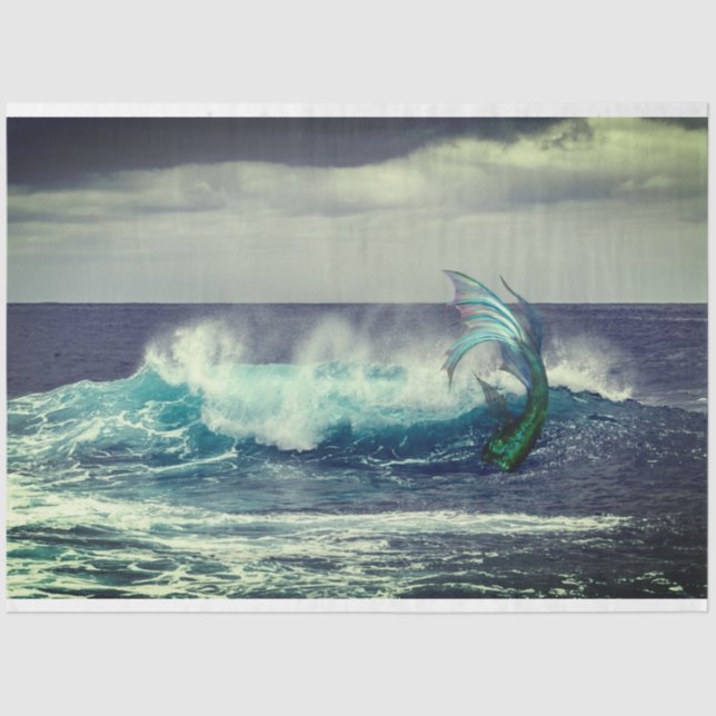 Papel de tejido de sirena (Anverso)