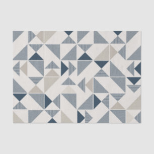 papel de tejido de triángulos modernos