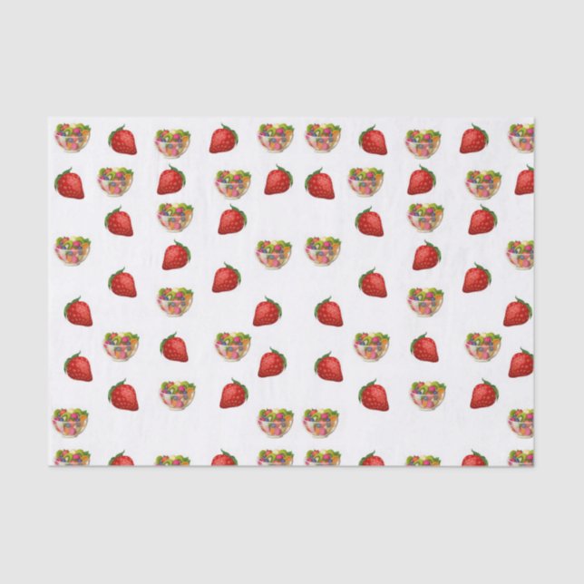 Papel de tejido decorativo Fruta (Anverso)