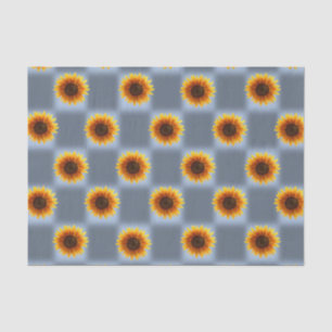 Papel de tejido decorativo Girasol