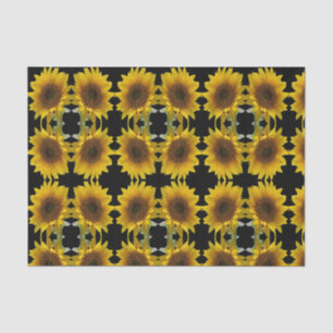 Papel de tejido decorativo Girasol