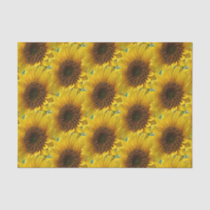 Papel de tejido decorativo Girasol