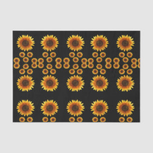Papel de tejido decorativo Girasol