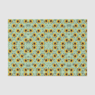 Papel de tejido decorativo Girasol