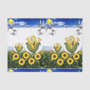 Papel de tejido decorativo palomitas de maíz