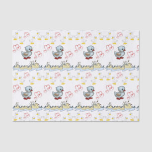 Papel de tejido decorativo Pato
