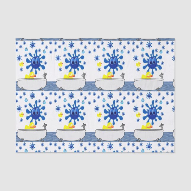 Papel de tejido decorativo Pato (Anverso)