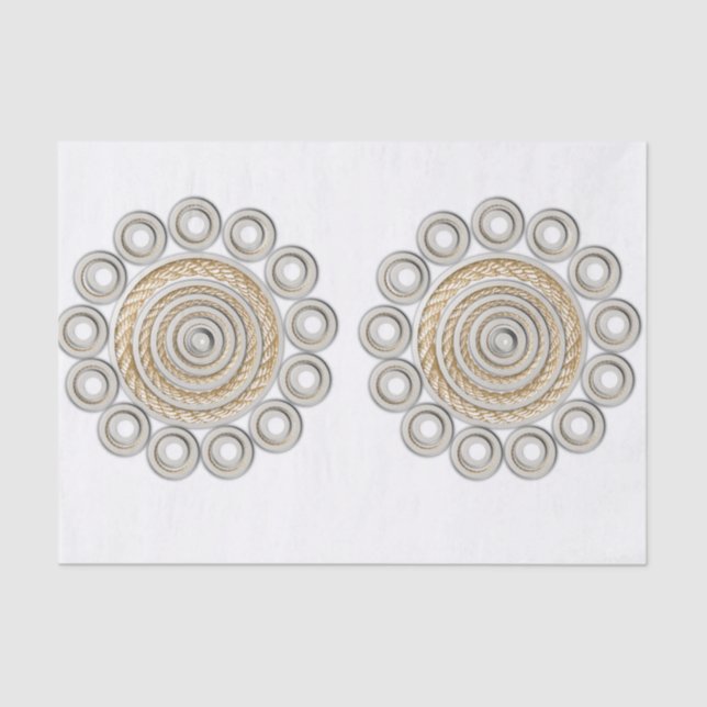 Papel de tejido decorativo Rope (Anverso)