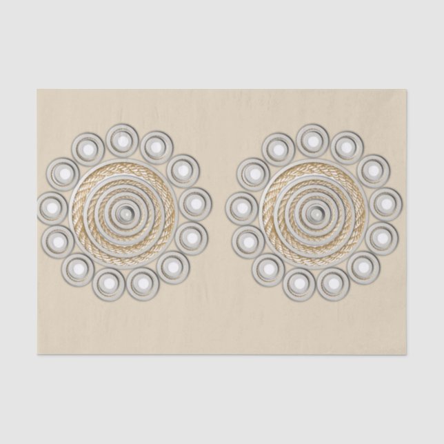 Papel de tejido decorativo Rope (Anverso)