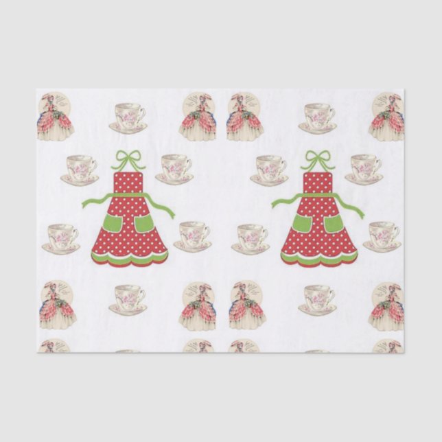 Papel de tejido decorativo Victoriano (Anverso)