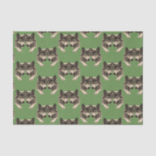 Papel de tejido decorativo Wolf