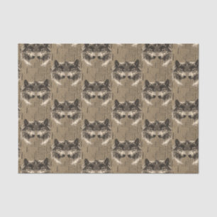 Papel de tejido decorativo Wolf
