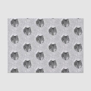Papel de tejido decorativo Wolf