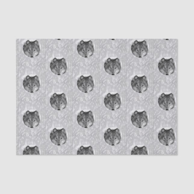 Papel de tejido decorativo Wolf (Anverso)