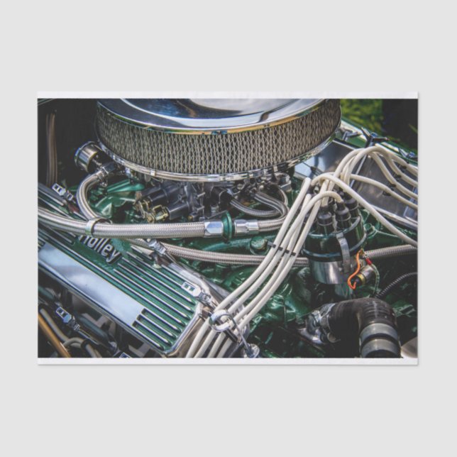 Papel de tejido del motor de ralentí caliente (Anverso)