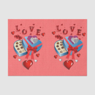 Papel De Tejido el día de San Valentín