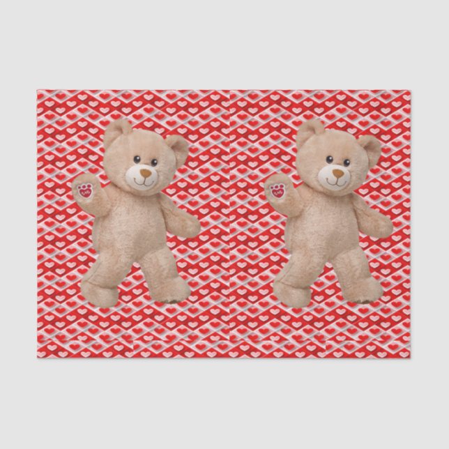 Papel De Tejido el día de San Valentín (Anverso)