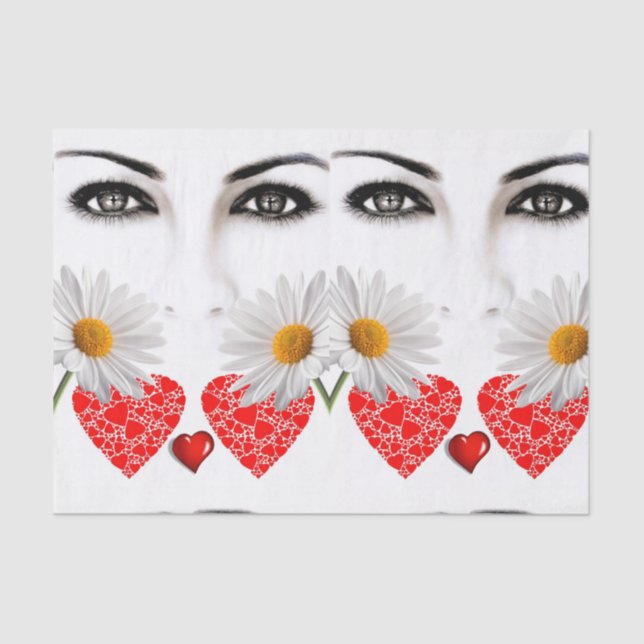 Papel De Tejido el día de San Valentín (Anverso)