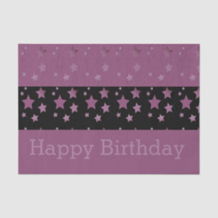 Papel De Tejido En Un Patrón De Estrella De Pluma