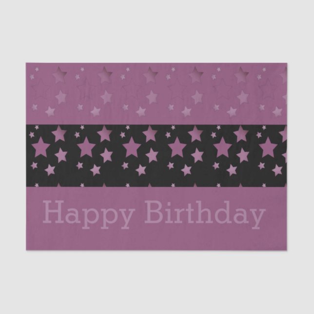 Papel De Tejido En Un Patrón De Estrella De Pluma (Anverso)