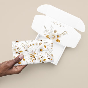 Papel de tejido floral acuático