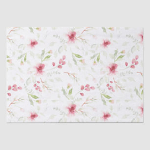 Papel de tejido floral expresivo de acuarela moder