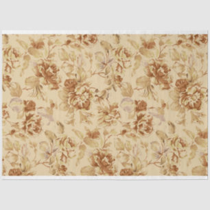 Papel de Tejido Floral Vintage Elegante
