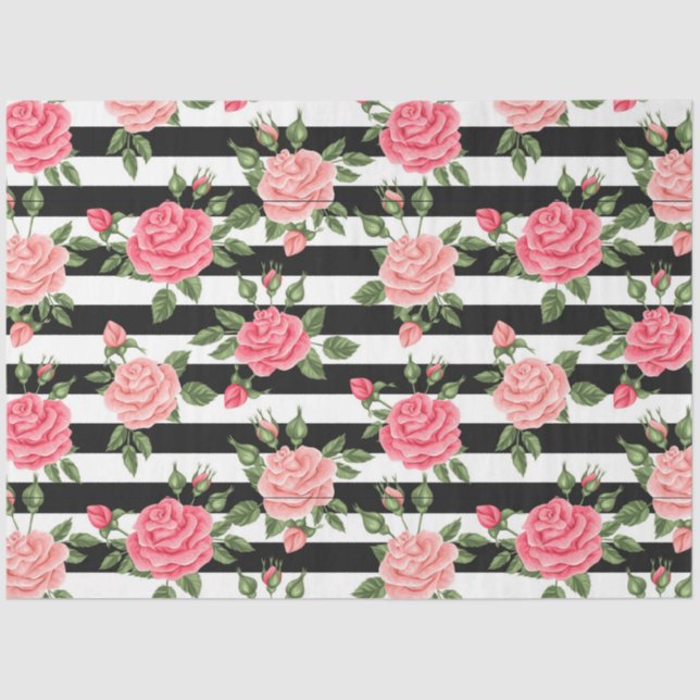 Papel de Tejido Floral Vintage Elegante (Anverso)