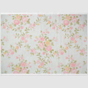 Papel de Tejido Floral Vintage Elegante