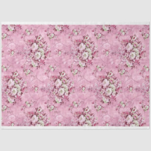 Papel de Tejido Floral Vintage Elegante